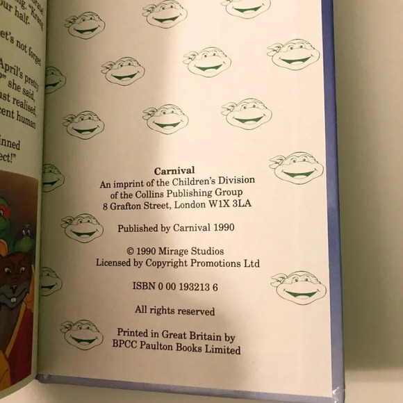 1990 TMNT Teenage Mutant  Ninja Turtle Return of the Technodrome Book - Picture 11 of 13